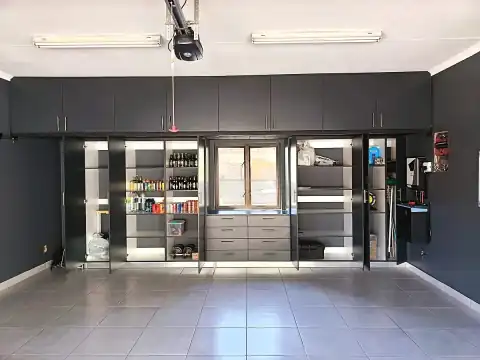 Meyersdal garage: floor-to-ceiling custom storage cupboards — Wito Projects, Alberton