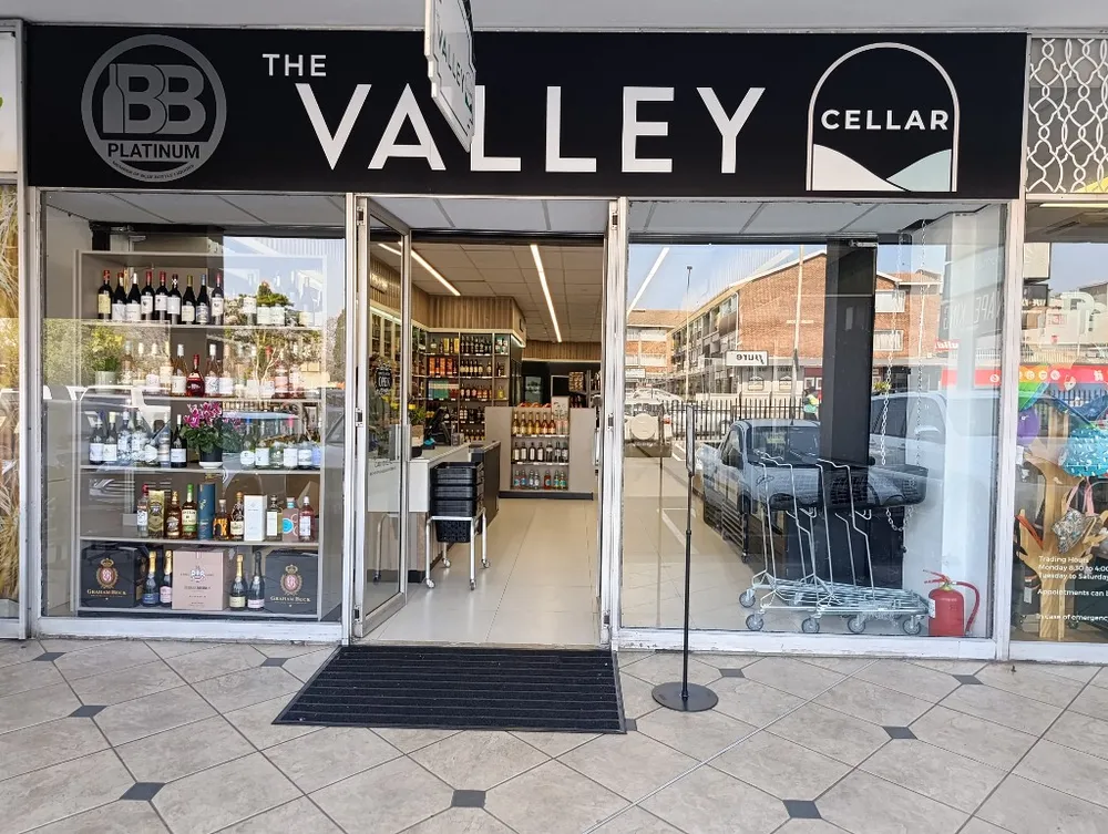 Liquor retail storefront and display cabinetry &mdash; Wito Projects retail shopfitting Johannesburg